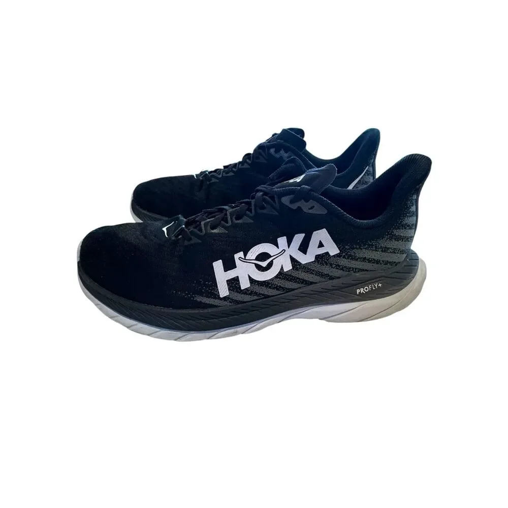 Hoka One One Mach 5 Men’s Running Shoes Black Sneakers Size 11/2E